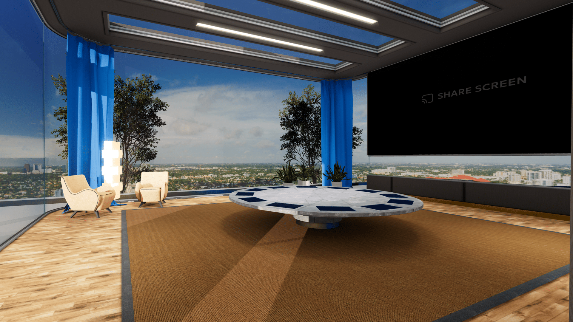 Buzz Table Meeting Room - KBM Virtual Office